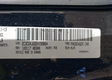 2014 Dodge Charger Sxt Plus z USA, uszkodzony, nr VIN 2C3CDXJG2EH159664